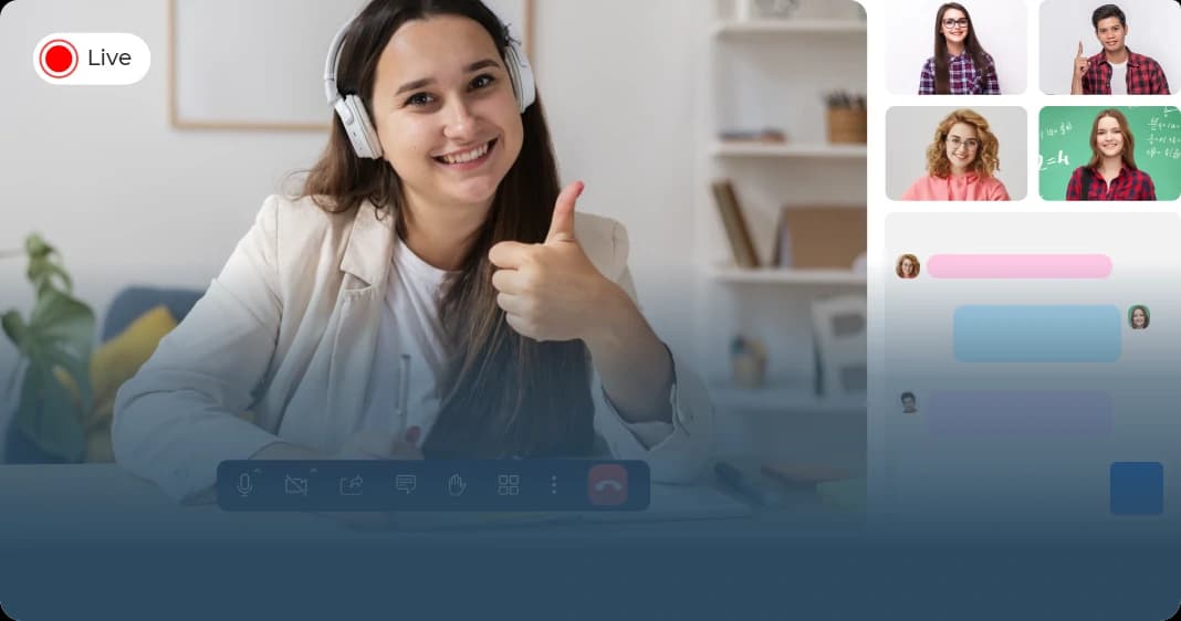 Unik LMS — virtual classroom